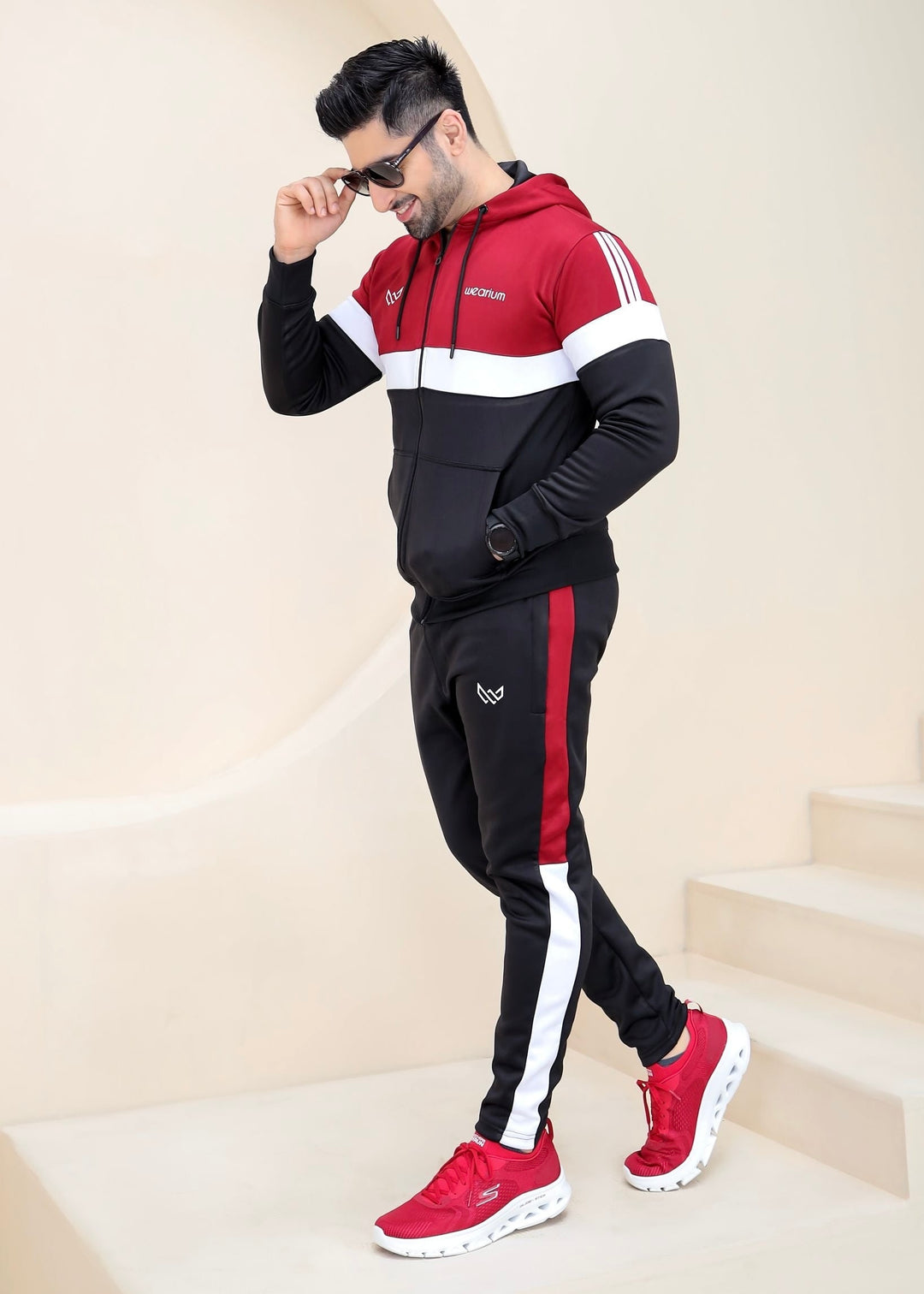 Trendy Additions - Multi-Color Tracksuit