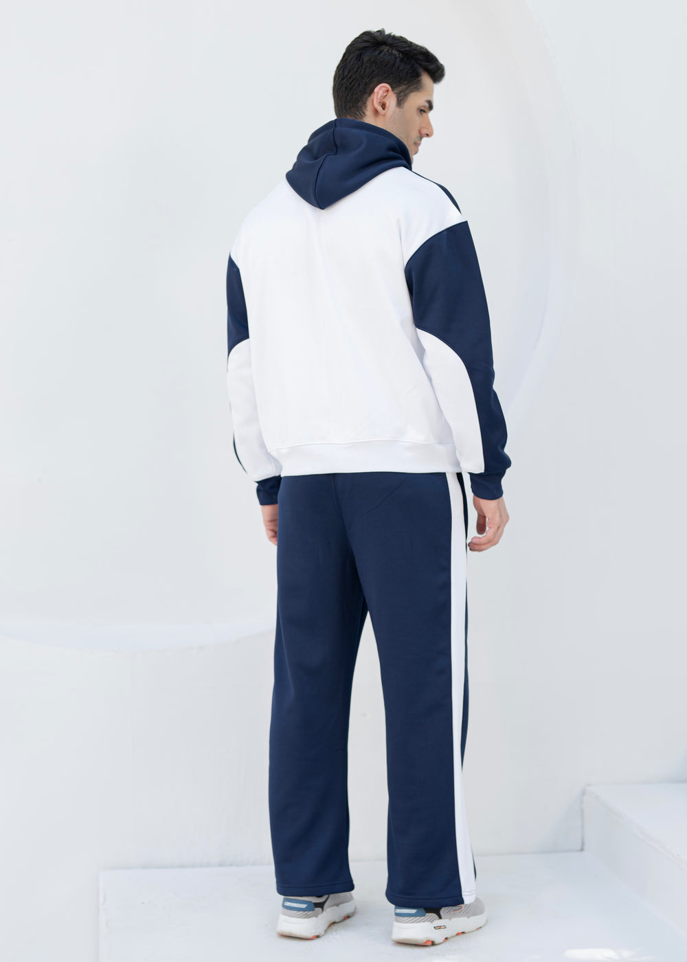 Legacy - Navy/White Oversized Tracksuit