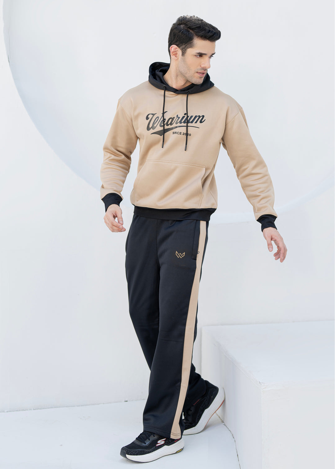 Trendy Additions - Black/Beige Tracksuit