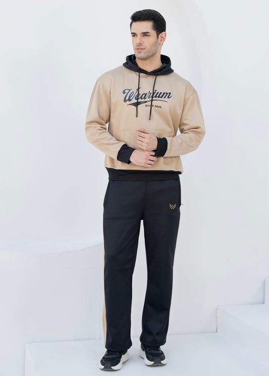 Trendy Additions - Black/Beige Tracksuit