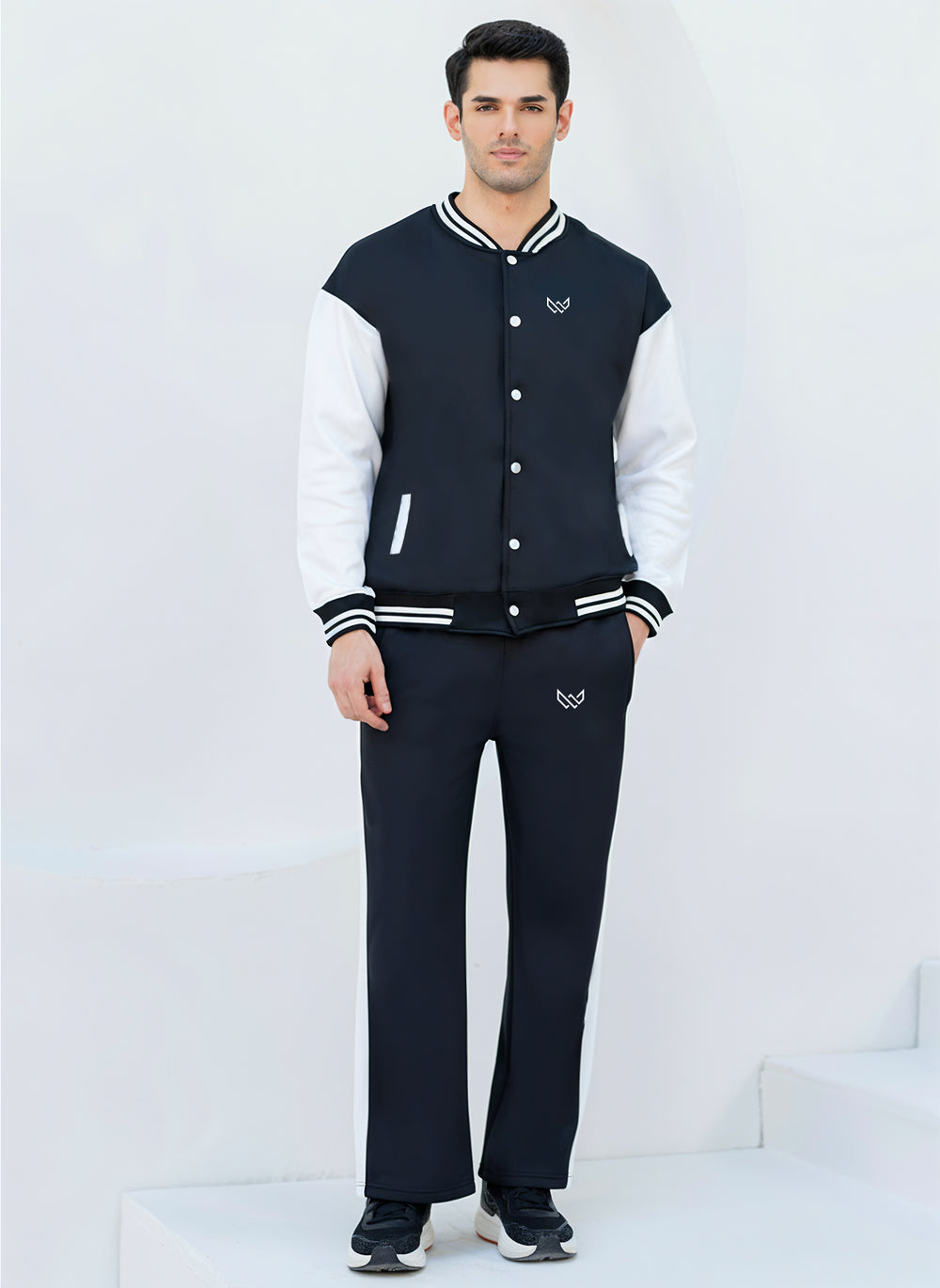 Trendy Additions - Black/White TrackSuit