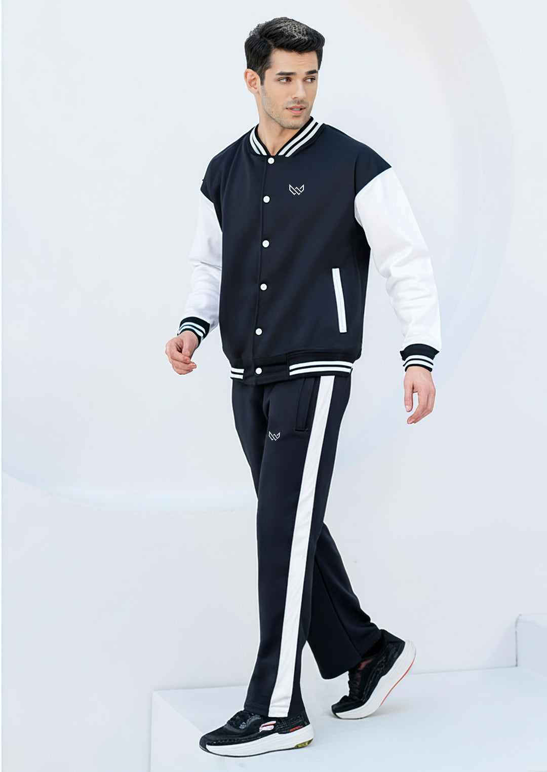Trendy Additions - Black/White TrackSuit